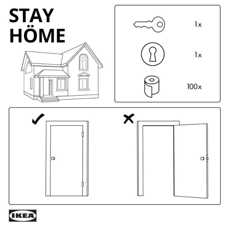 Campañas de publicidad creativas con motivo del coronavirus - Ikea